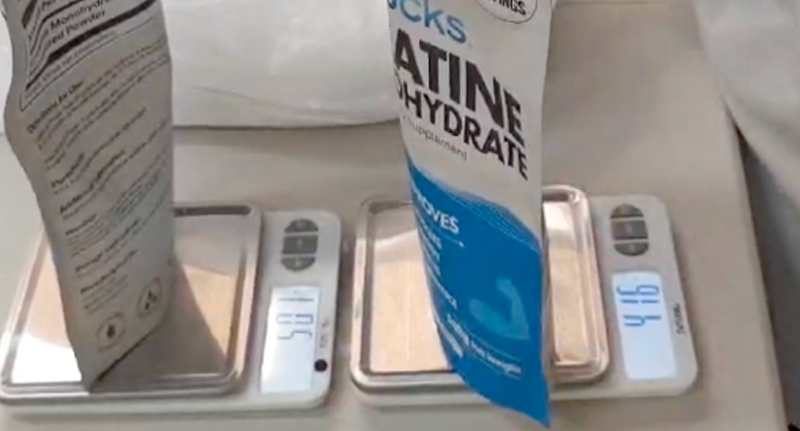 Powder filling weighing